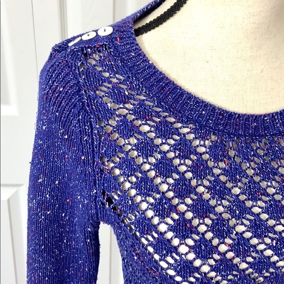 ModCloth Speckled Open Knit Sweater - Picture 7 of 8